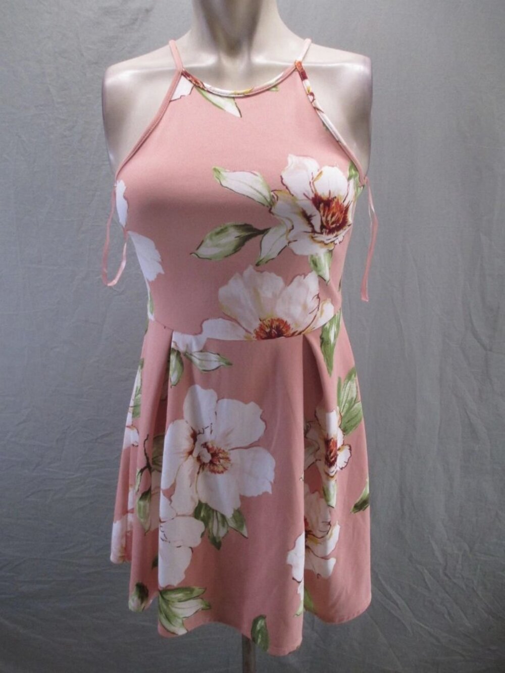 Monteau Size S Womens Multicolor Floral Sleeveless